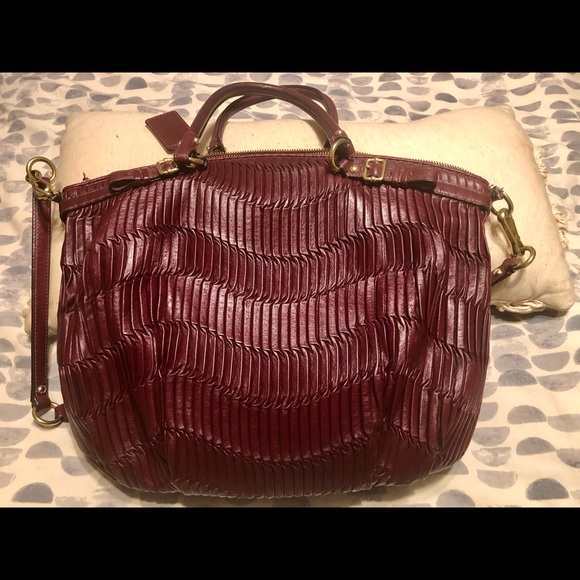 🎉🌴 COACH SOPHIA MADISON GATHERED LEATHER SHOULDER HANDBAG 👜 🎊 - Picture 12 of 12